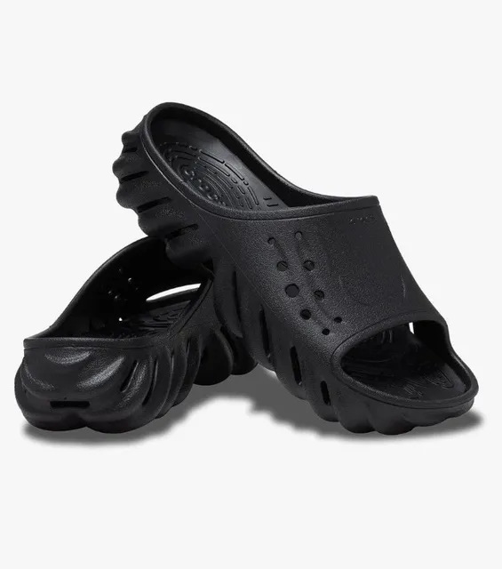 Crocs Echo Slide Size M11 Black Sandals New With Tags