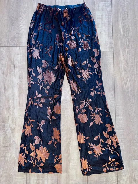 Hutch Velvet Burnout Flare Pants