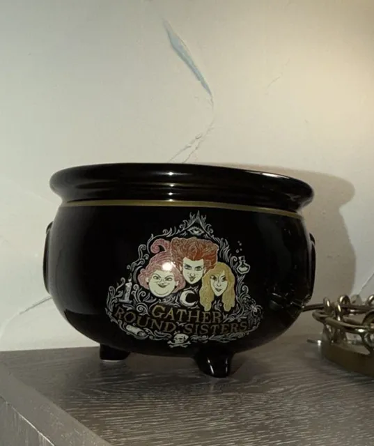Zrike Brands Disney Hocus Pocus Gather Round Sisters Cauldron Candy Bowl