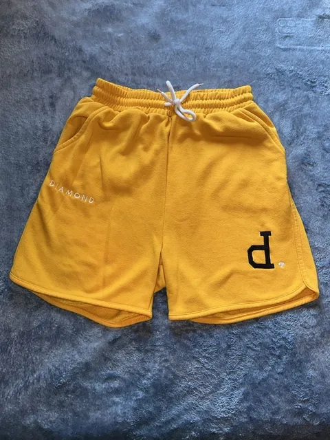 Diamond Supply Co. Sweat Shorts Size S Yellow