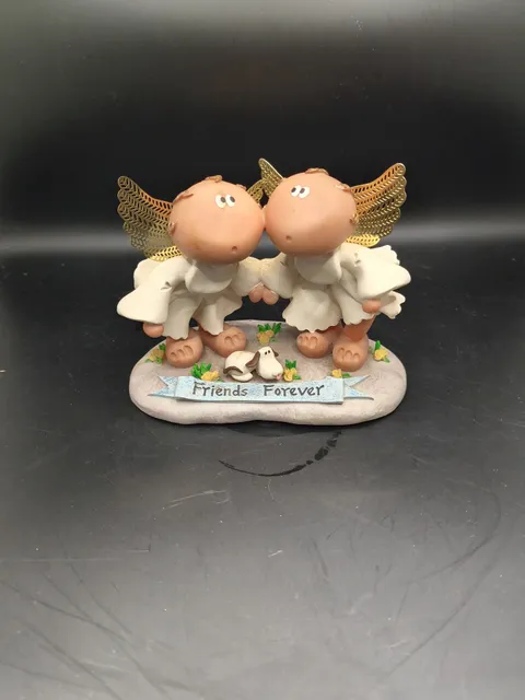 Russ Berrie Angel Cheeks Friends Forever Figurine 23726 Dog Puppy