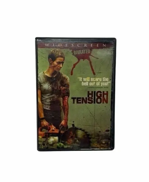 High Tension DVD Unrated Widescreen Horror Movie