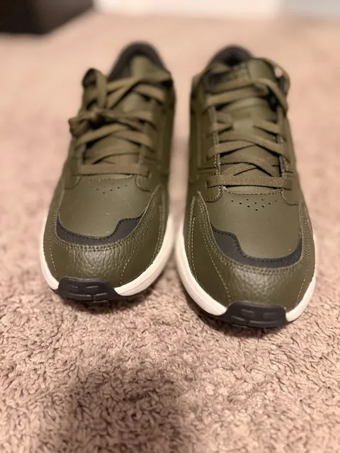 Under Armour Sneakers Size 13 Green Leather Athletic Shoes