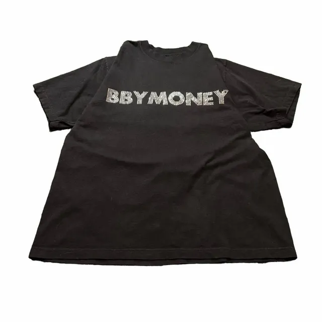 BBYMONEY Rhinestone Graphic T-Shirt Black