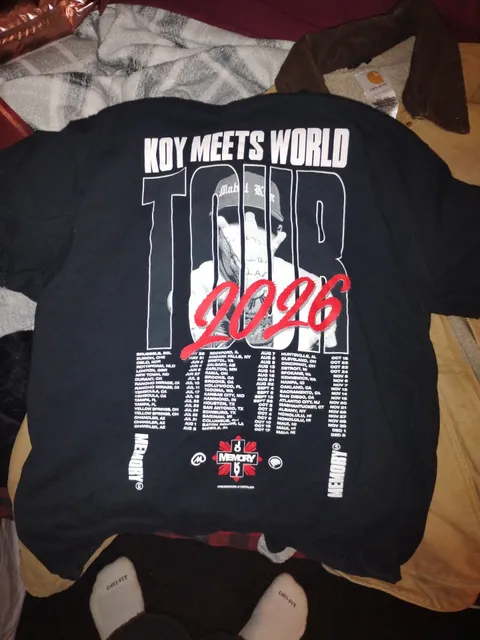 Jo Koy Koy Meets World Tour T-Shirt Size L Black