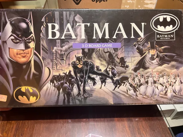 Parker Brothers Batman Returns 3-D Board Game Vintage 1992