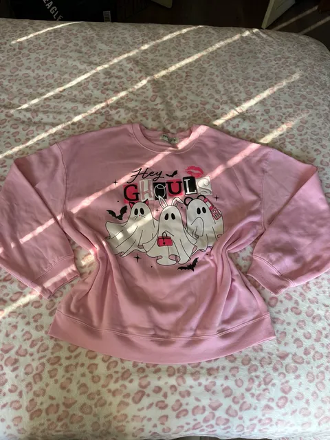Wound Up Hey Ghouls Halloween Sweatshirt Size XL 16-18