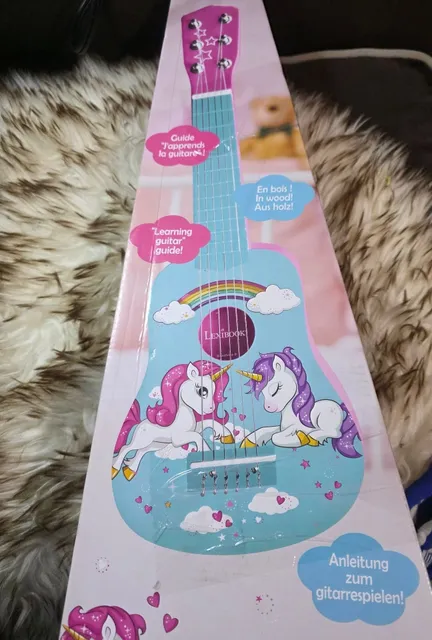 Lexibook Unicorn Acoustic Guitar Learning Kit K205UNI