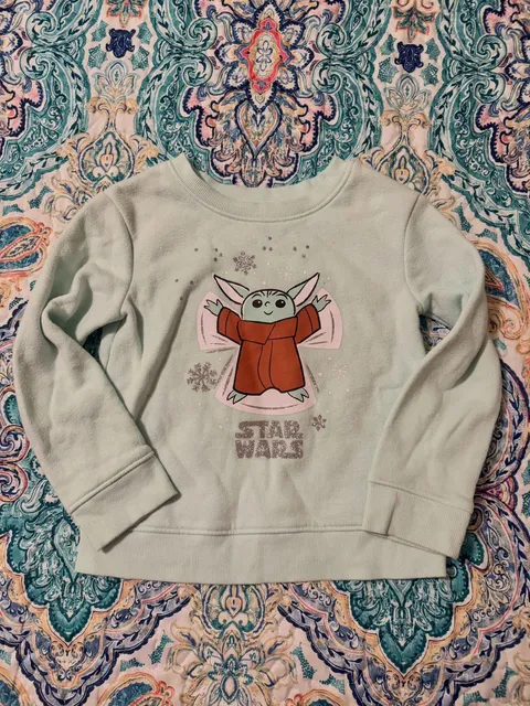 Star Wars Jumping Beans Grogu Sweatshirt Size 4T