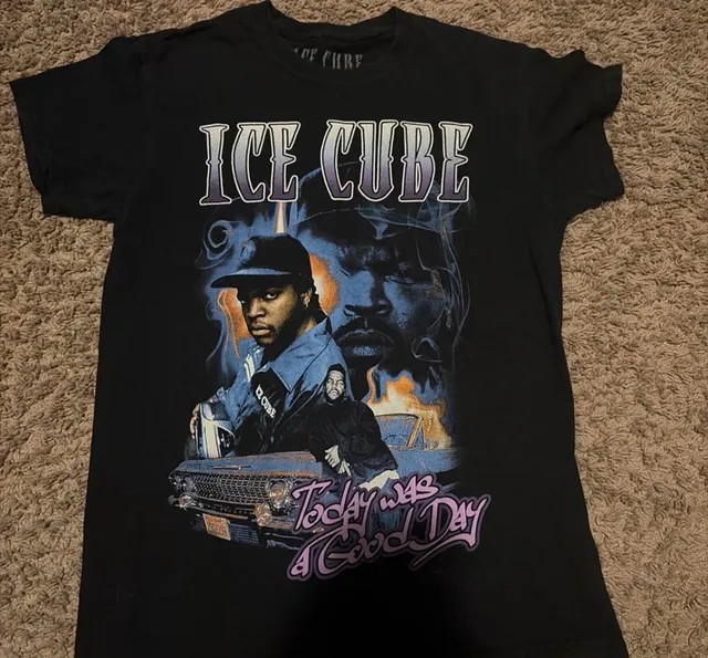 Ice Cube Today Was A Good Day T-Shirt Size S Black Rap Hip Hop Tee