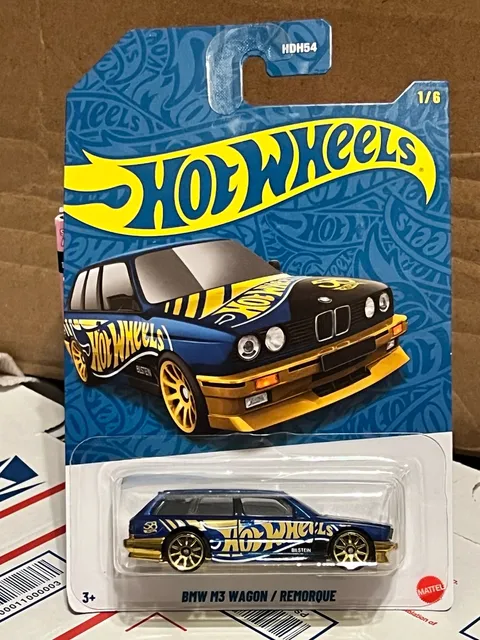 Hot Wheels BMW M3 Wagon HDH54 Blue Gold