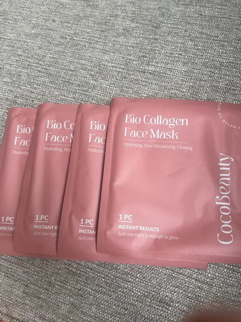 CocoBeauty Bio Collagen Face Mask 4 Pack