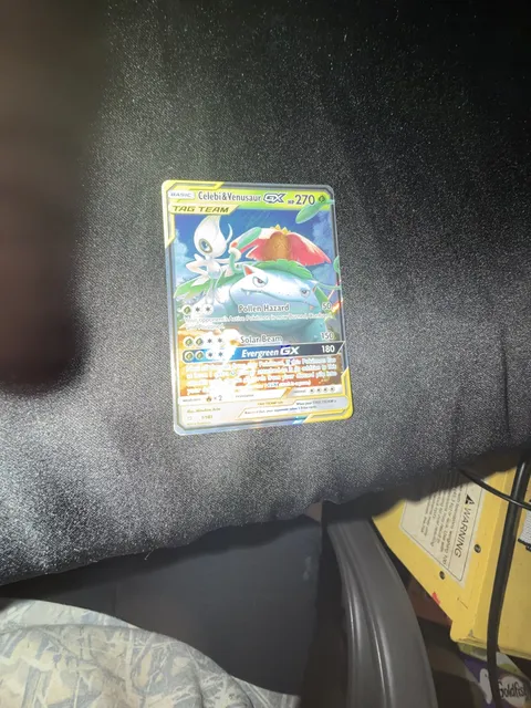 Pokemon Celebi & Venusaur GX Tag Team 1/181 Sun & Moon Team Up