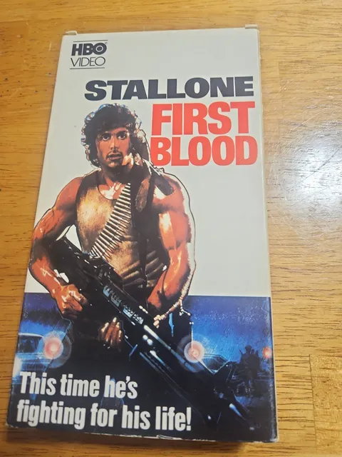 Stallone First Blood Vhs