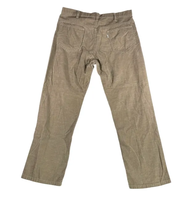 Vintage 70s Women’s Levi's Corduroy Pants Tan 36/27
