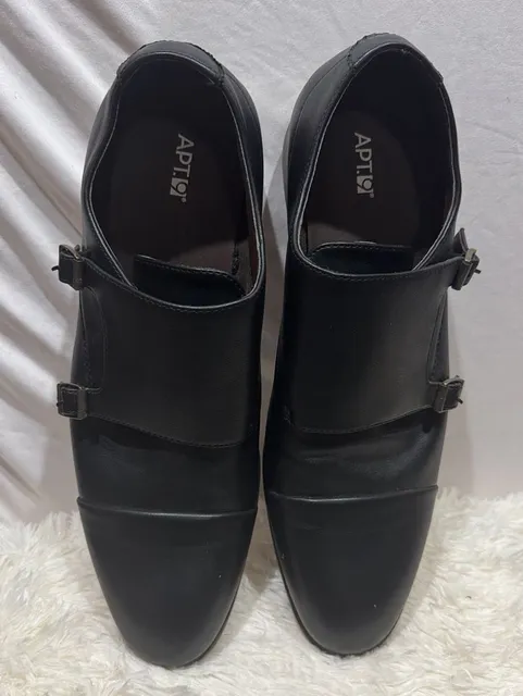 Apt. 9 Monk Strap Shoes Size 13 Black Dress Shoes