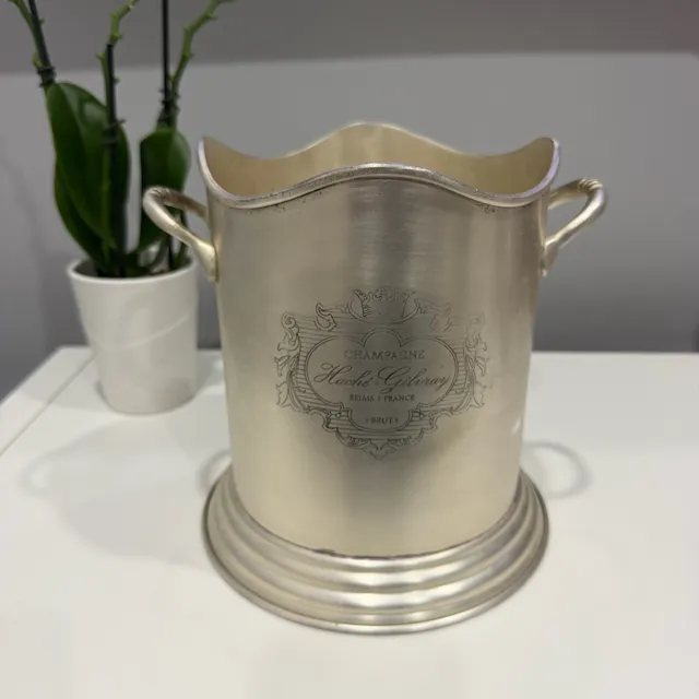 Haché-Gilray Champagne Brut Silver-Plated Ice Bucket