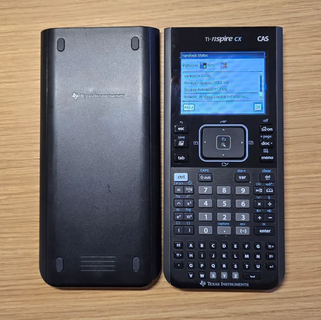 Texas Instruments TI-Nspire CX CAS Graphing Calculator Black with Cover