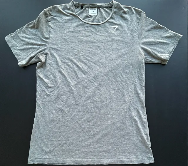 Gymshark T-Shirt Size M Grey Athletic