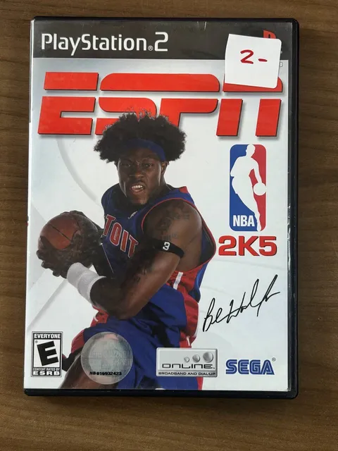 ESPN NBA 2K5 PS2 PlayStation 2 2004 Basketball Game CIB w/ Manual & Case