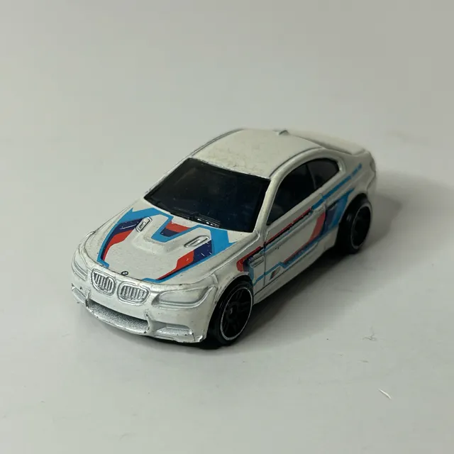 Hot Wheels BMW M3 Diecast Toy Car White Loose