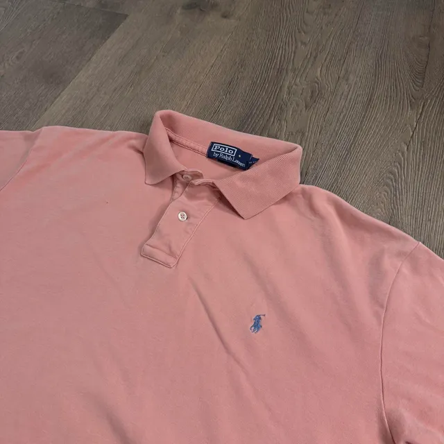 Polo by Ralph Lauren Short Sleeve Polo Size M Pink Salmon