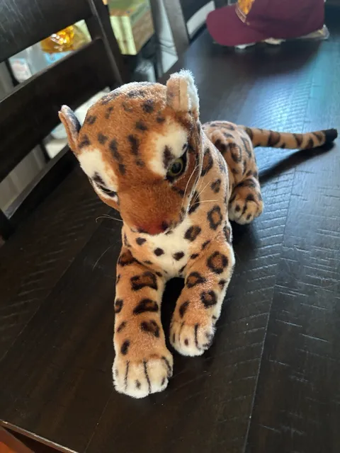 Kellytoy Leopard Cheetah Plush Stuffed Animal Toy