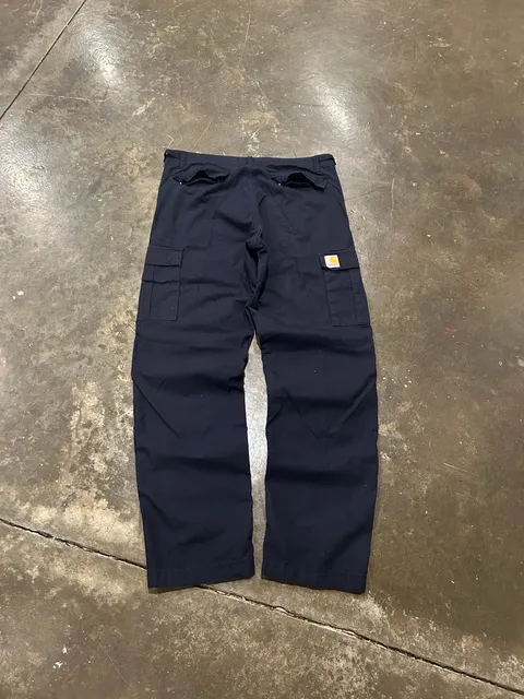 Carhartt WIP Regular Cargo Pant Size 33x32 Navy Blue