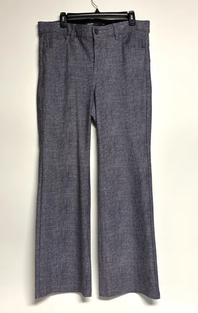 Studio by Torrid Bombshell Boot Pants Size 16R Gray Marled Stretch