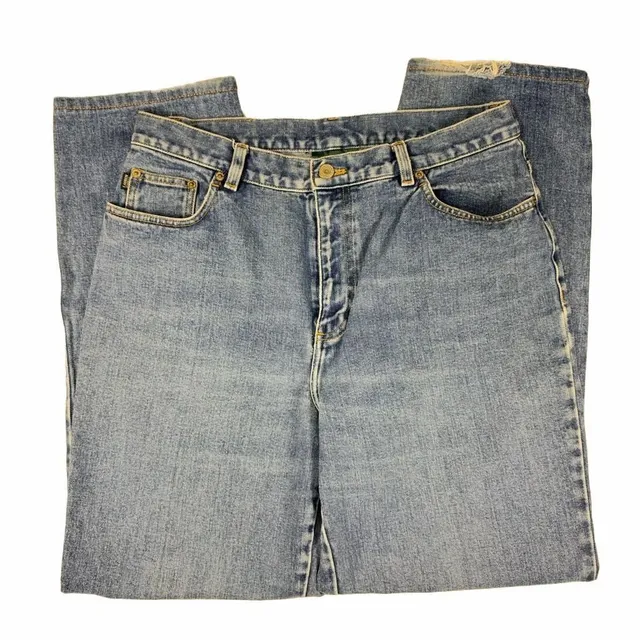 Lauren Jeans Co. Ralph Lauren Jeans Size 12 Blue Straight Leg