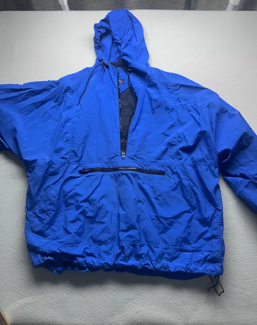 Bud Light Vintage Anorak Jacket Blue Size L