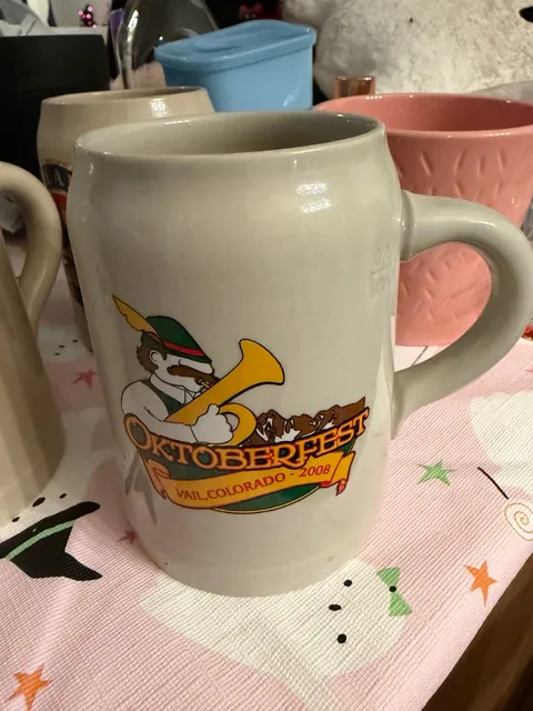 Vail Colorado Oktoberfest 2008 Ceramic Beer Mug