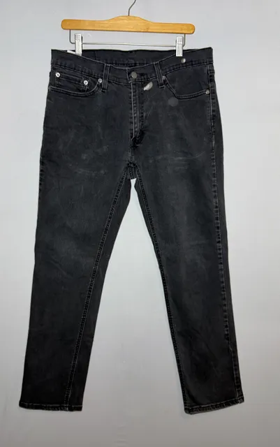 Levi's 541 Athletic Fit Jeans 33x32 Black Denim
