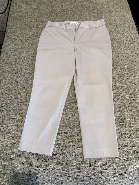 123-Liz Claiborne Emma Pants Size 6P Grey Dress Slacks NWOT