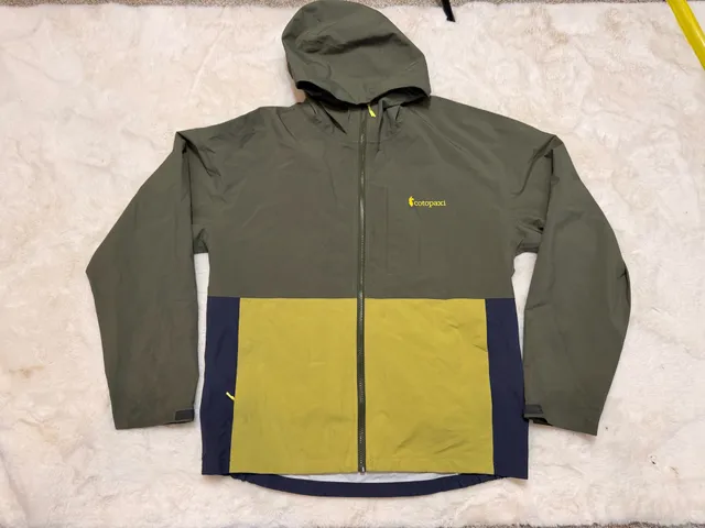 Cotopaxi Cielo Rain Jacket Size M Green Blue