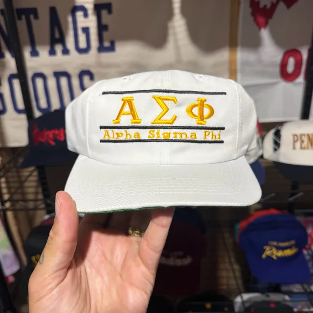 Vintage The Game Alpha Sigma Phi Fraternity Snapback Hat