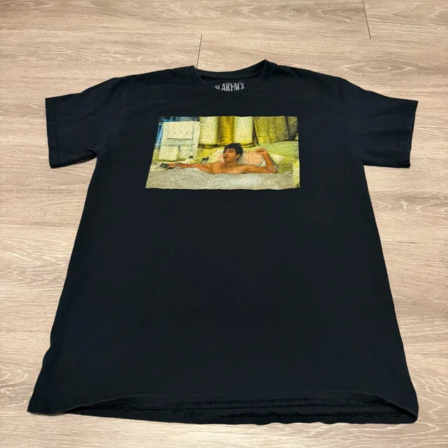 Scarface Movie Graphic T-Shirt Black