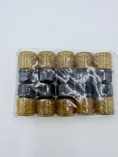 Amber Glass Essential Oil Bottles Set of 10