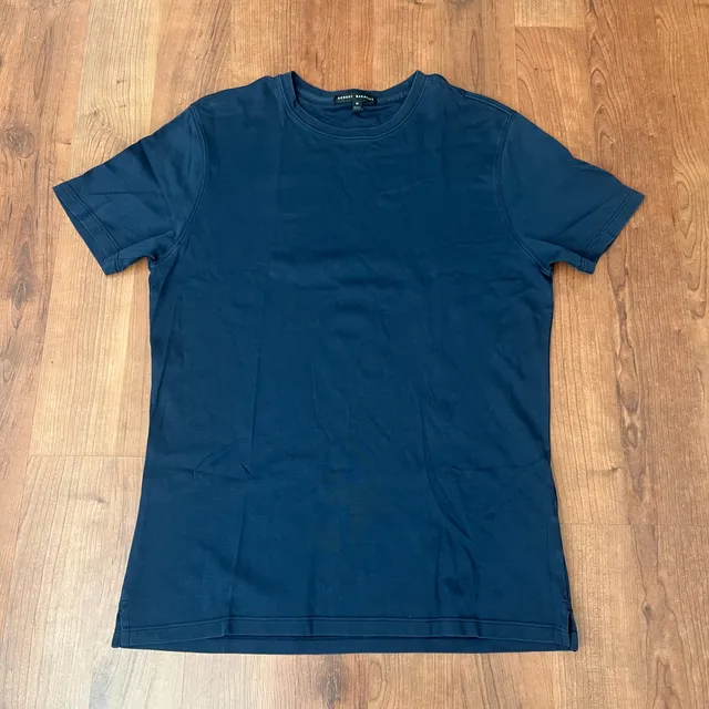 Robert Barakett The Barakett T Size M Blue Night Pima Cotton Casual Jersey Tee