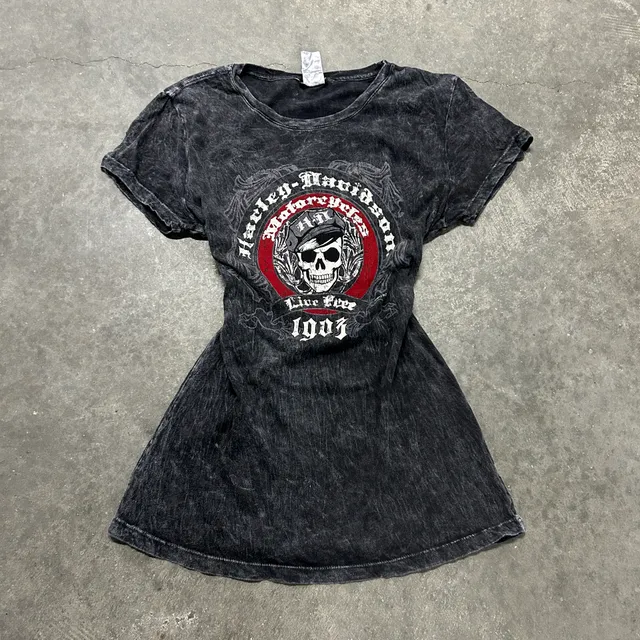 Harley-Davidson Graphic Mineral Wash T-Shirt