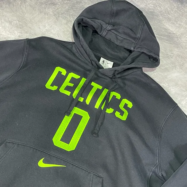 Nike Boston Celtics Jayson Tatum 0 Size M City Edition Hoodie Black