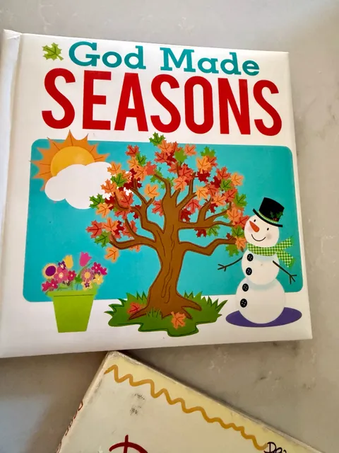 God Made Seasons Children's Board Book