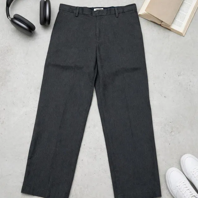 Dockers Charcoal Relaxed Fit Dress Trousers