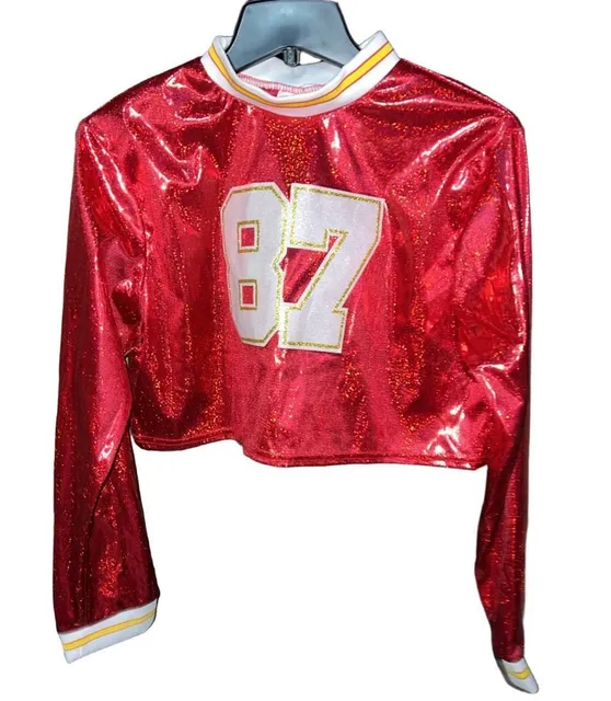 Rubies Gen-Pop Idol Girls Costume Size Large 87 Red Crop Top