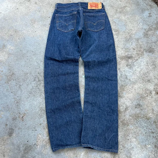 Y2K Levi's 501 Dark Wash Button Fly Jeans