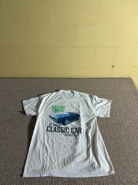 Elkhart County Fair 8th Annual Classic Car Cruise-In T-Shirt White 2023