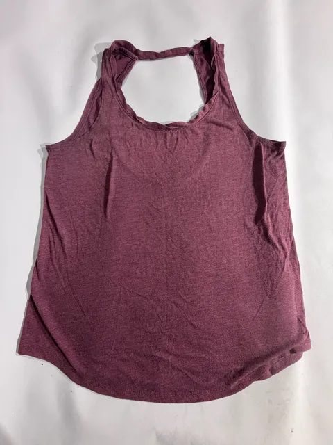 Nike Dri-Fit Purple Heathered Keyhole Back Tank Top Womens Size S