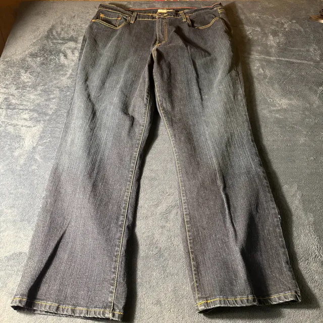 Levi's 550 Relaxed Boot Cut Jeans Size 22W Dark Wash