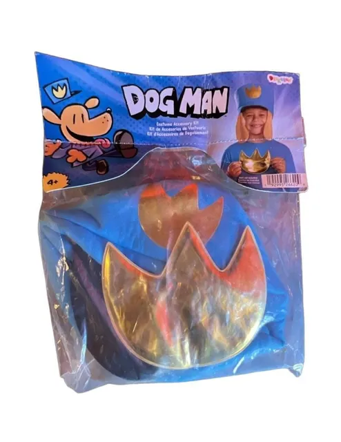 Disguise Dog Man Costume Accessory Kit Kids New