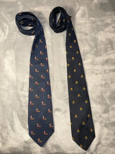 2-Christmas Brooks Brothers Makers Holiday Santa And Reindeer Silk Ties